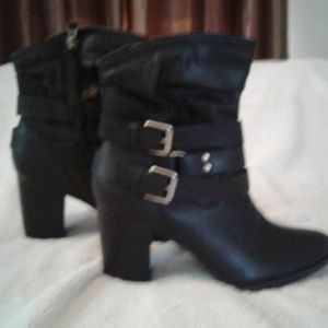 Bongo black leather boot